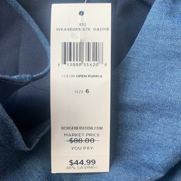 BCBGeneration | Navy Blue Cut-out Crop Jumpsuit 6 - Picture 13 of 15